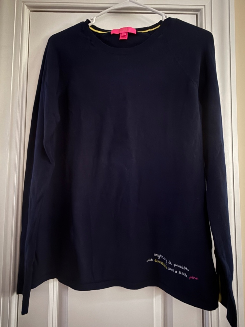 LN Lilly Pulitzer Dinah Sweater True Navy Size M